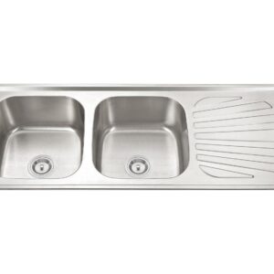 Kitchen Sink Double bowl, single trey